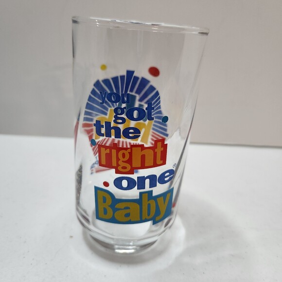Vintage Diet Pepsi Glass – “You Got the Right One Baby” 1990s - Picture 1 of 3